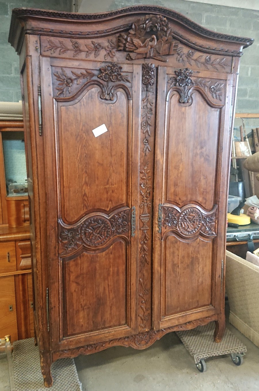 A 19th century French "Armoire de Mariage"
